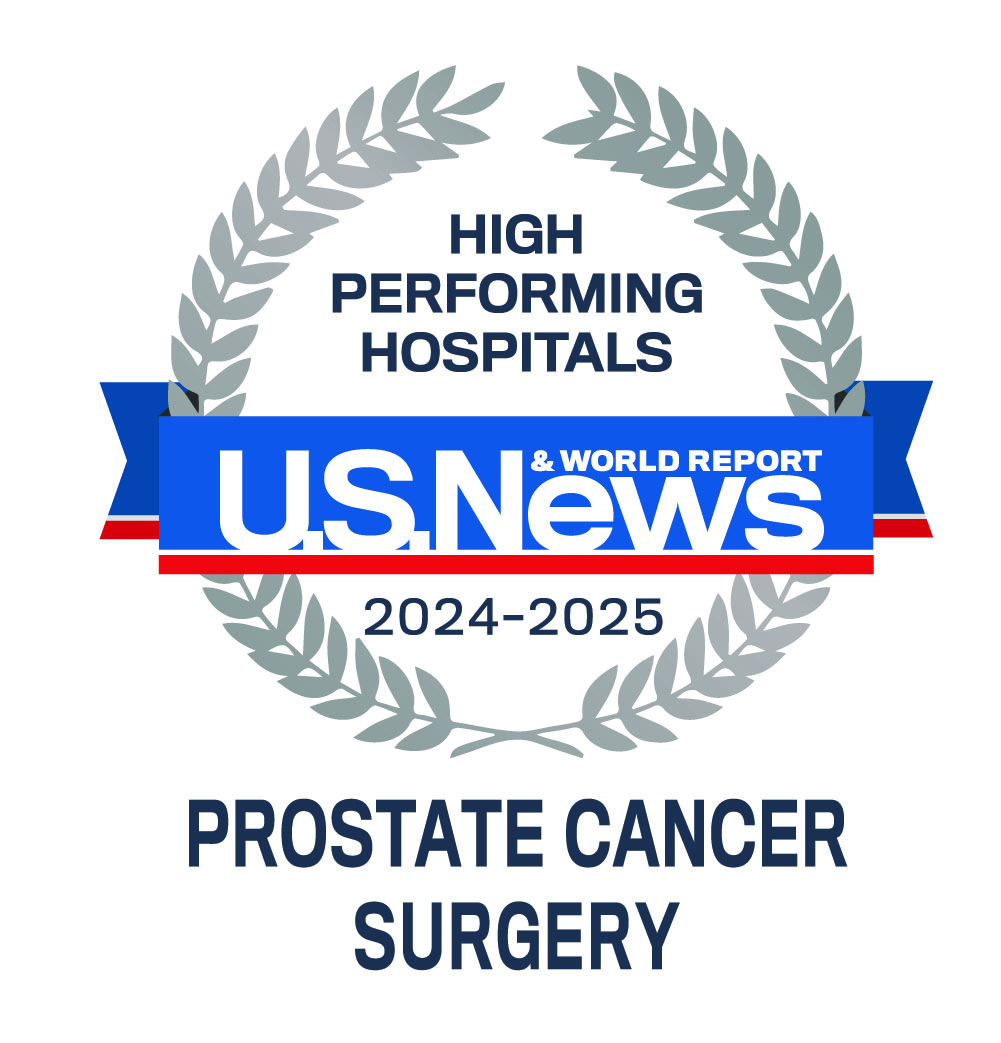 Prostate Cancer Surgery - 2024-25 Best Performing Hospitals - U.S. News Emblem